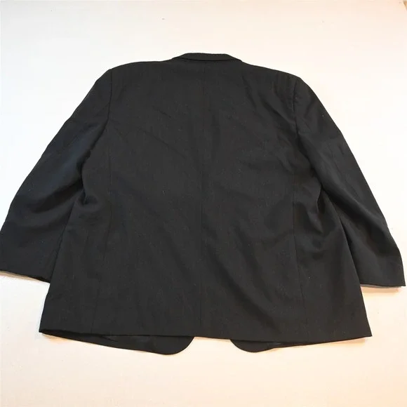 Pronto Uomo 54L 46x30 Charcoal Gray 100% Wool Mens Jacket Pants Suit